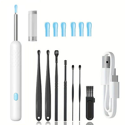 Ear Wax Removal Tool Camera 8M HD Camera and 6 LED Lights Ear Cleaner with Camera Endoscope Ear Cleaning kit for Adult and Child,