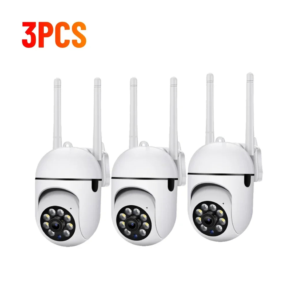 Wireless Surveillance Camera, Outdoor Security Protection Monitor, Waterproof Home Track, Alarm, WiFi, 2.4G, 1080P, 4.0X Zoom.