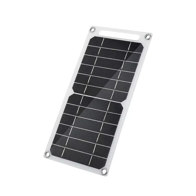 Painel solar de carregamento rápido usb, à prova d'água, bateria portátil, banco de potência para celular, placa de carregamento