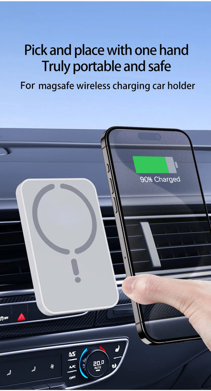 15W Magnetic Wireless Car Phone Charger.