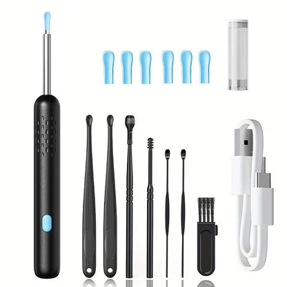 Ear Wax Removal Tool Camera 8M HD Camera and 6 LED Lights Ear Cleaner with Camera Endoscope Ear Cleaning kit for Adult and Child,