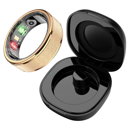 COLMI R10 Smart Ring with Charging Case for Men Women, Health and Sleep Monitor, 5ATM Waterproof, Multi-sport Mode.