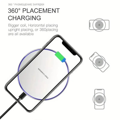 Wireless Charger for Phone, Fast Induction Charging 30W