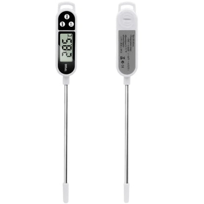 Food Thermometer Digital Real-Time Reading food And Beverage Thermometer With LCD Display And Probe Electronic Kitchen Thermomet.