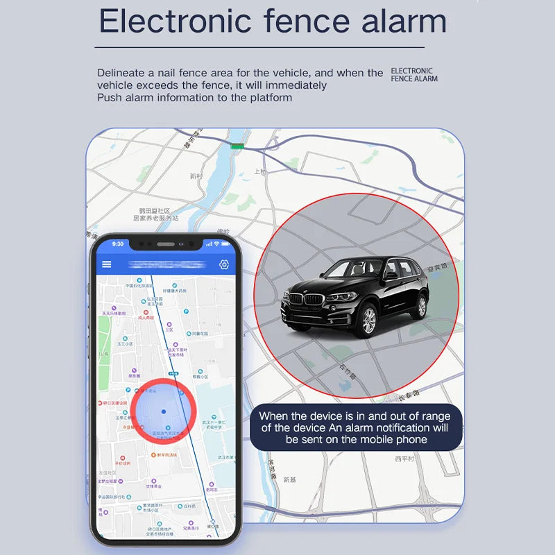 GPS locator GF-07, compact precise car vehicle tracker, accurate remote positioning.