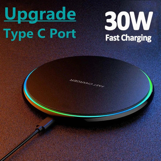 Wireless Charger for Phone, Fast Induction Charging 30W