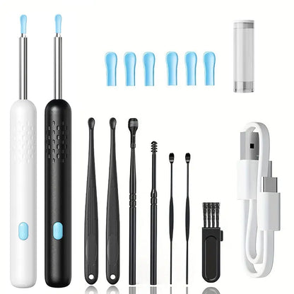 Ear Wax Removal Tool Camera 8M HD Camera and 6 LED Lights Ear Cleaner with Camera Endoscope Ear Cleaning kit for Adult and Child,